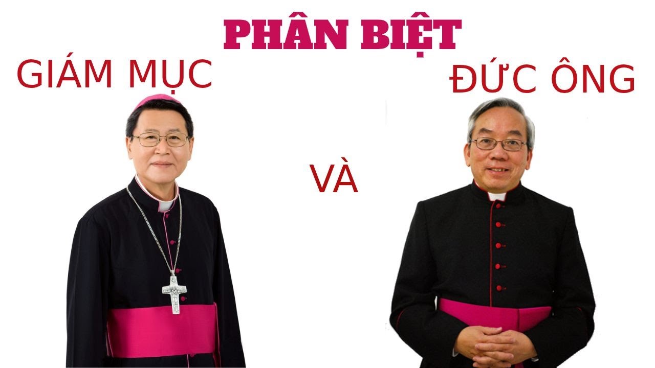 Phân biệt Giáo Hoàng, Hồng Y, Giám Mục, Đức Ông, Linh mục, Tu sỹ