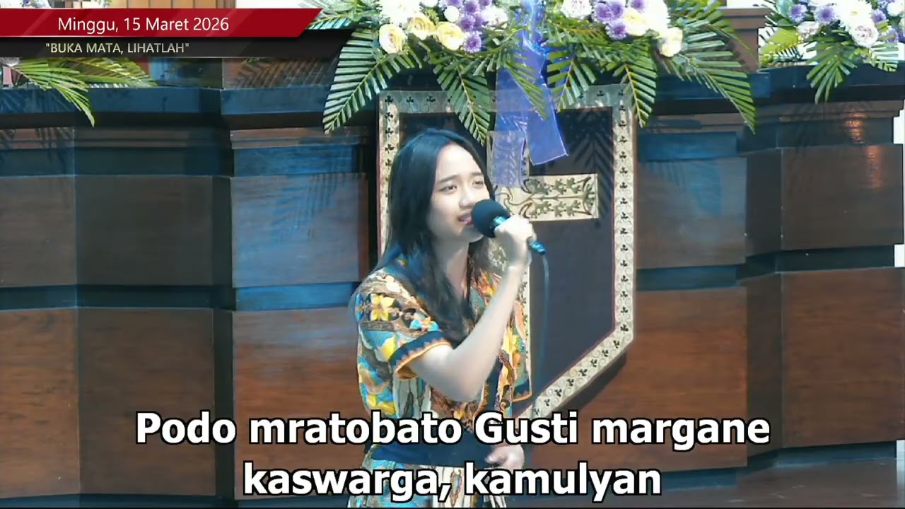 Prakanca Padha Eliga- Kolintang Song of Joy Ibadah Minggu, 15 Maret 2026