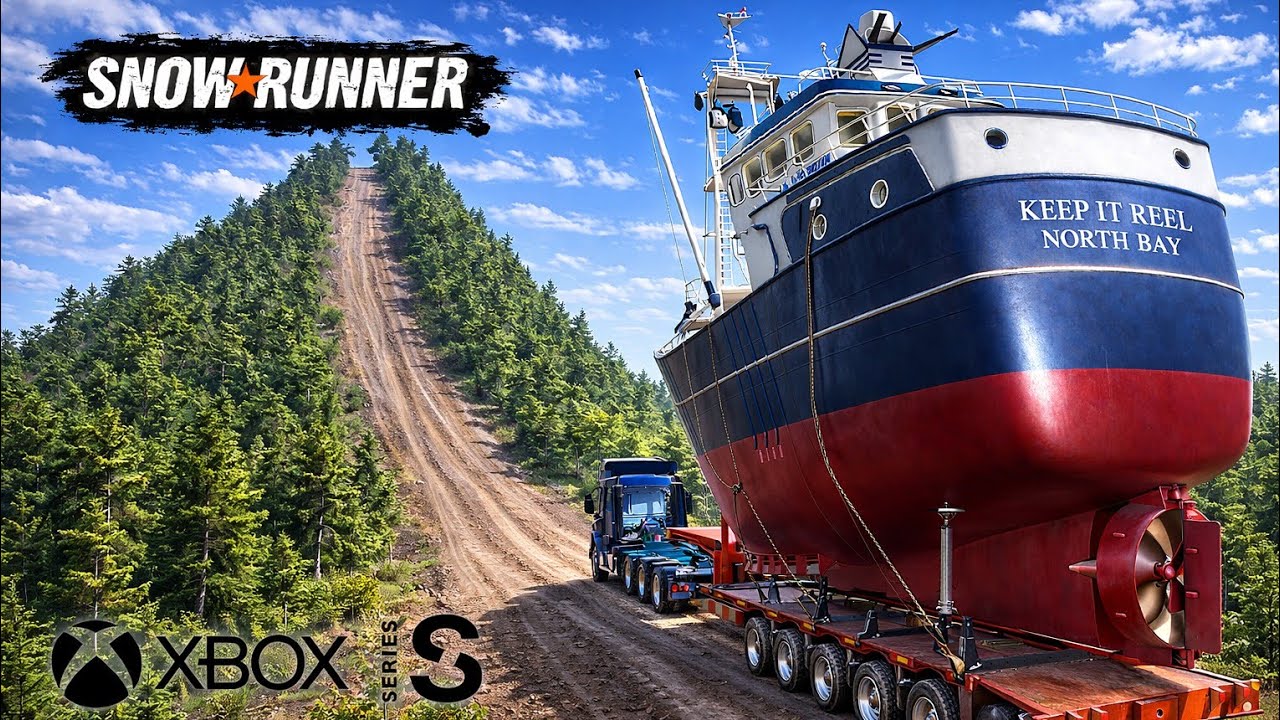 I Hauled a GIANT Boat Up a Vertical Mountain... 770HP Wasn't Enough! (Xbox Series S)