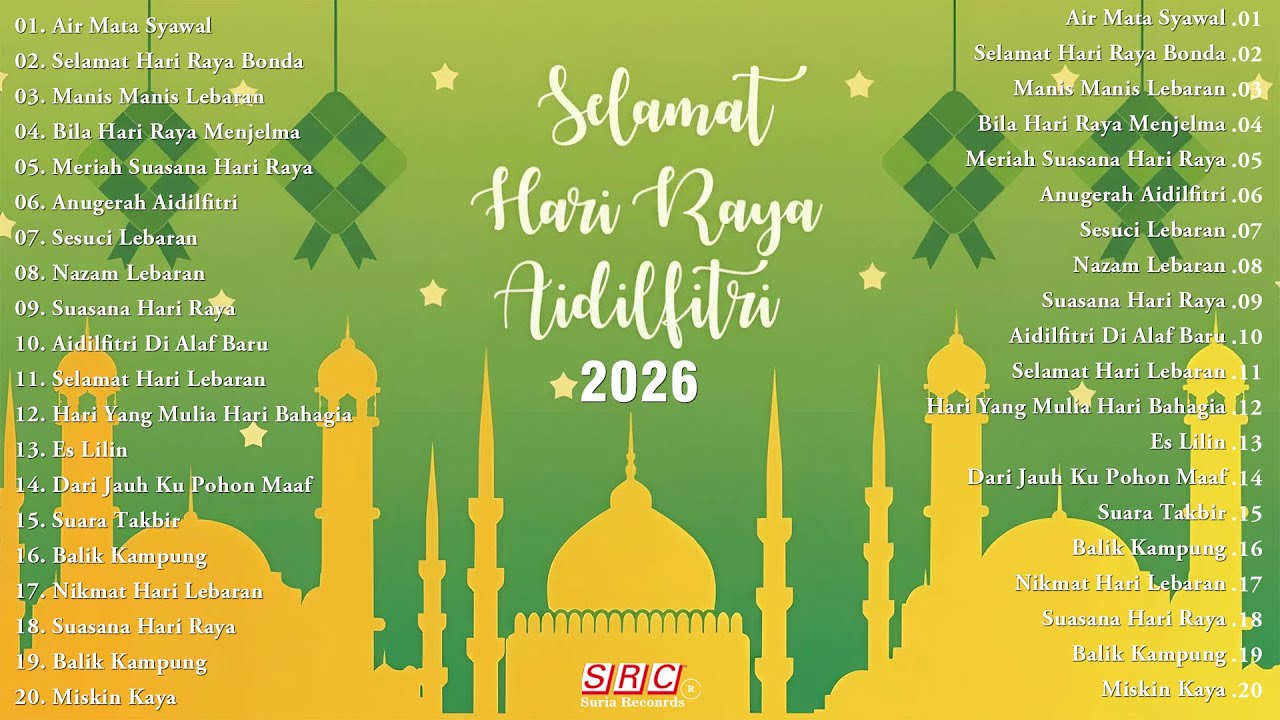 Koleksi Lagu Raya 2026 🧨 Selamat Hari Raya Aidilfitri Nostalgia & Evergreen Sepanjang Masa