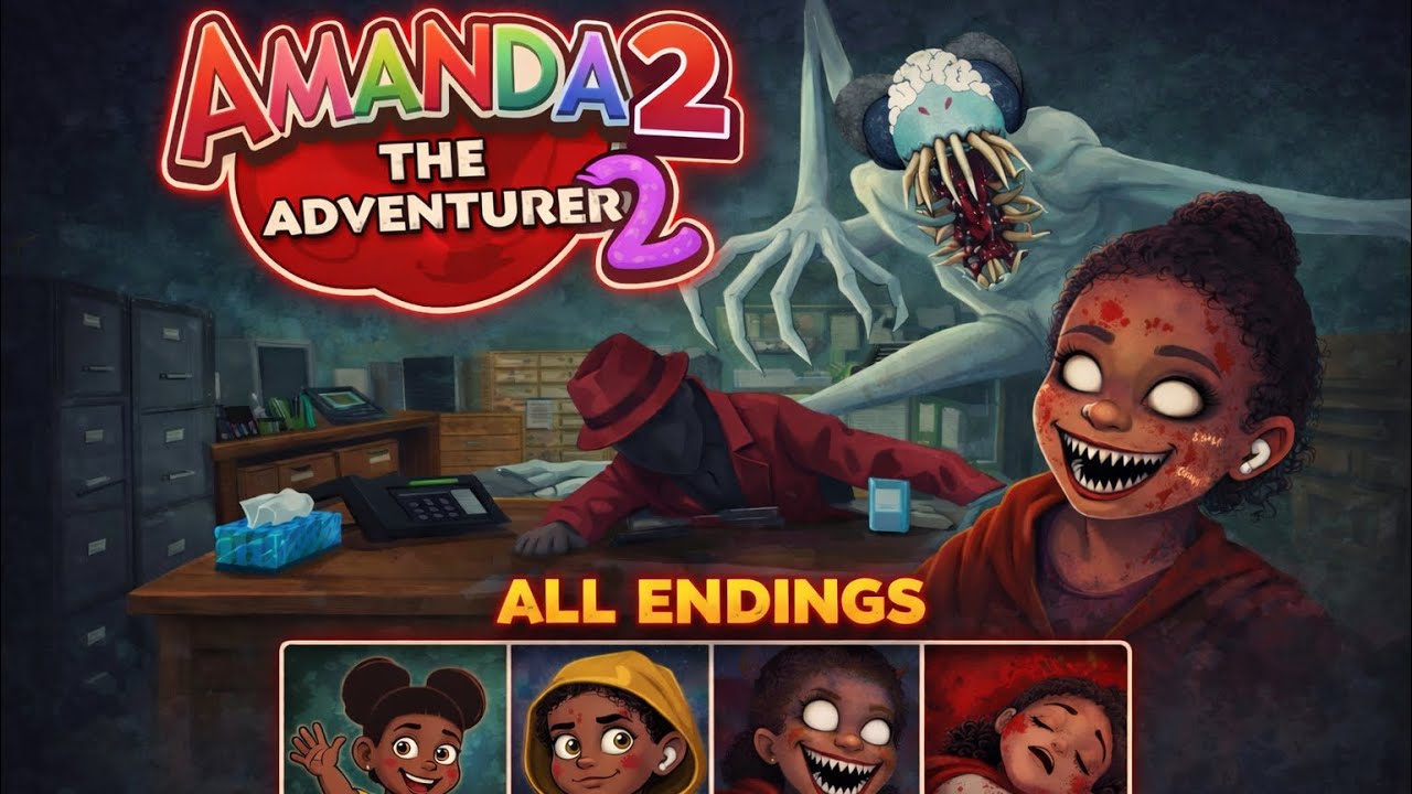 Amanda the Adventurer 2 FINAL ENDING 🔥| Secrets, Lore & Hidden Clues (LIVE) #amandatheadventurer2