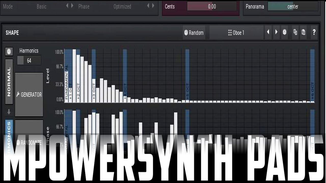 Making Pads in MPowersynth