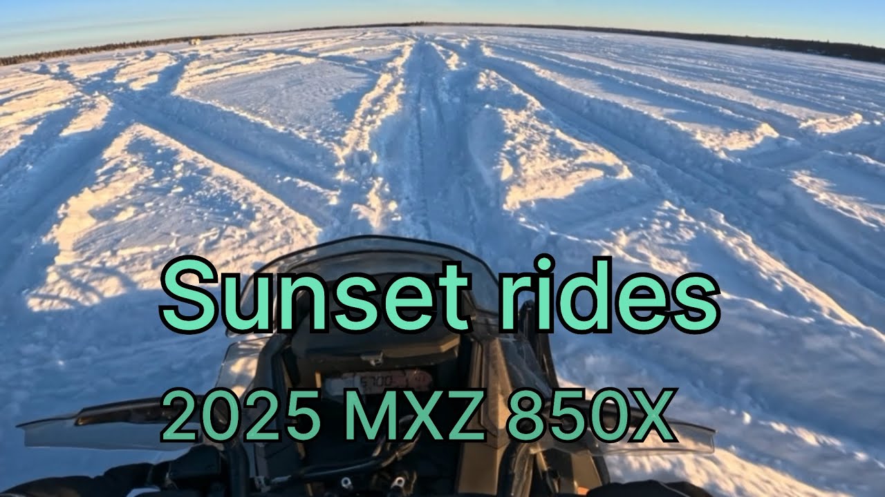 Sunset ride 2025 MXZ 850X