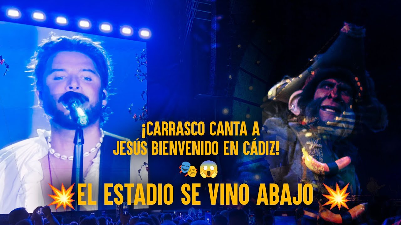 🎤 ¡Carrasco canta a Jesús Bienvenido en Cádiz! 😱 Así sonó el pasodoble de ‘Los irracionales’