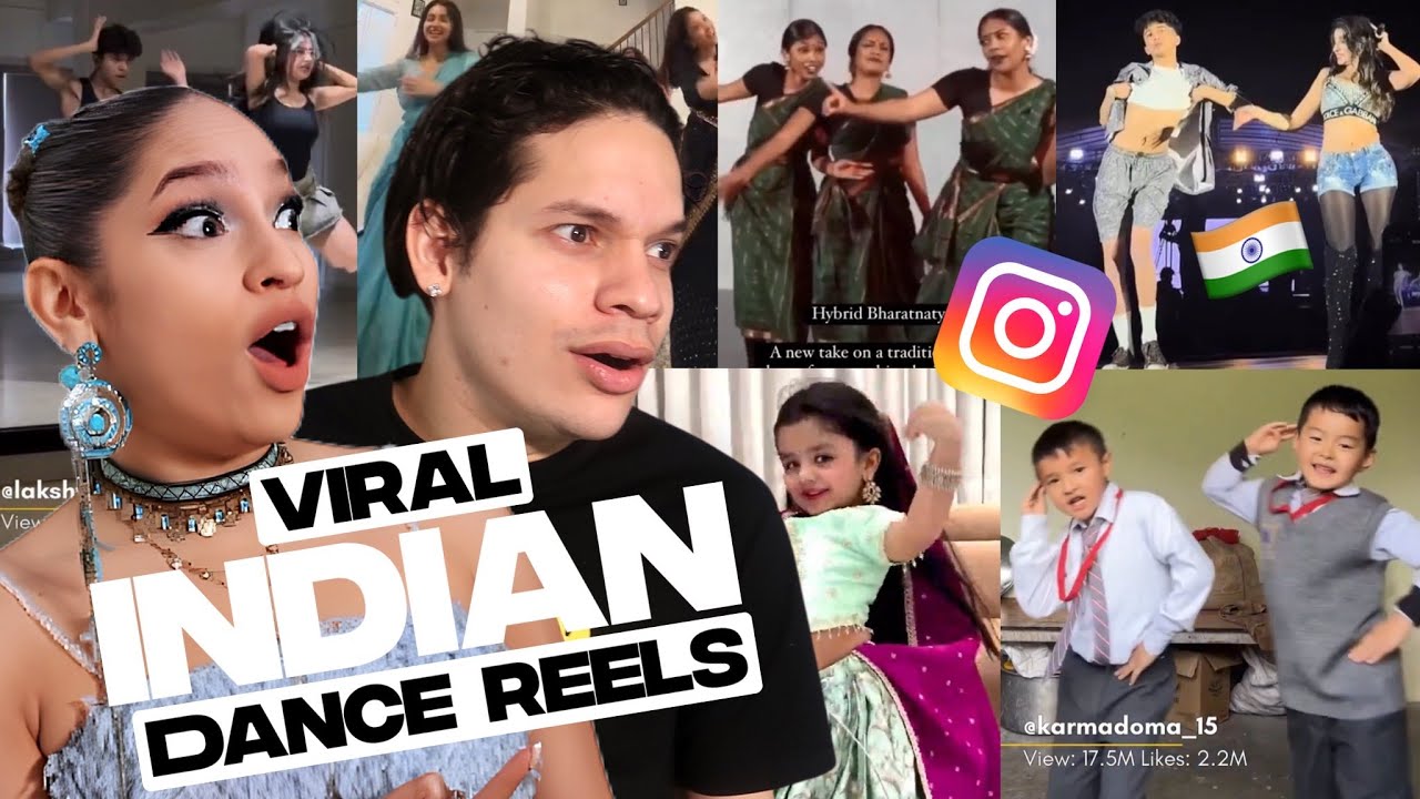 INDIAN DANCE is BEAUTIFUL! Latinos react to Indian DANCERS that went viral on REELS!