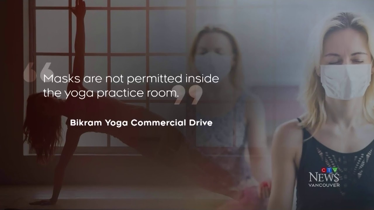 Yoga studio bars clients from using masks