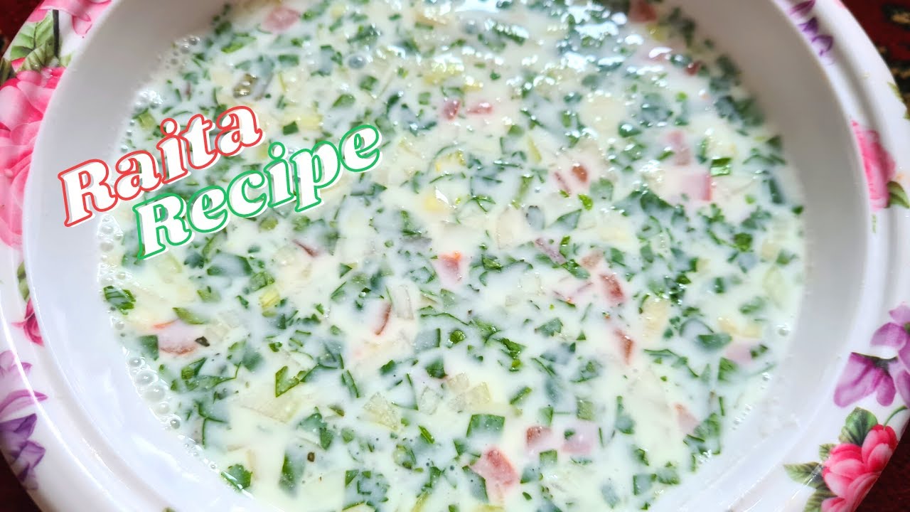 Raita Recipe - Raita for Biryani/Bagara Rice/Pulao - Hyderabadi Famous Raita - Indian Style Yogurt
