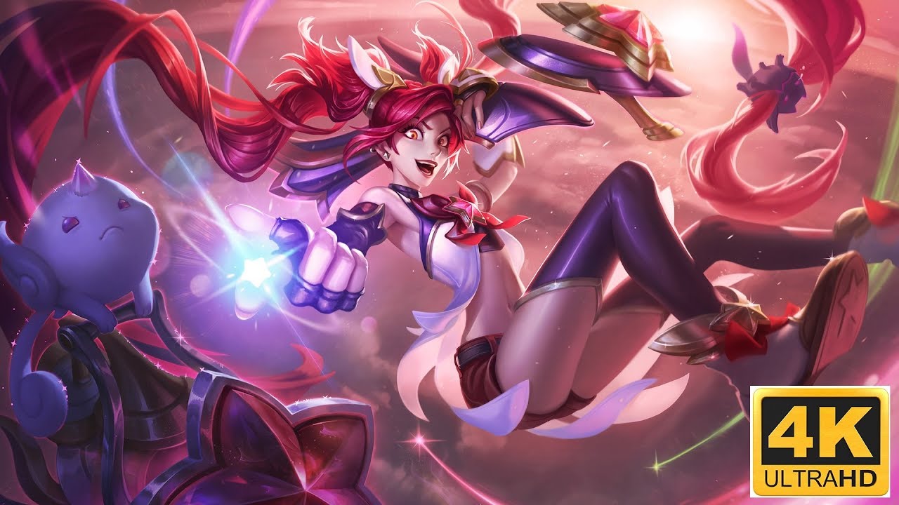 LoL Star Guardian New Horizon Invasion Onslaught Jinx Gameplay 4K
