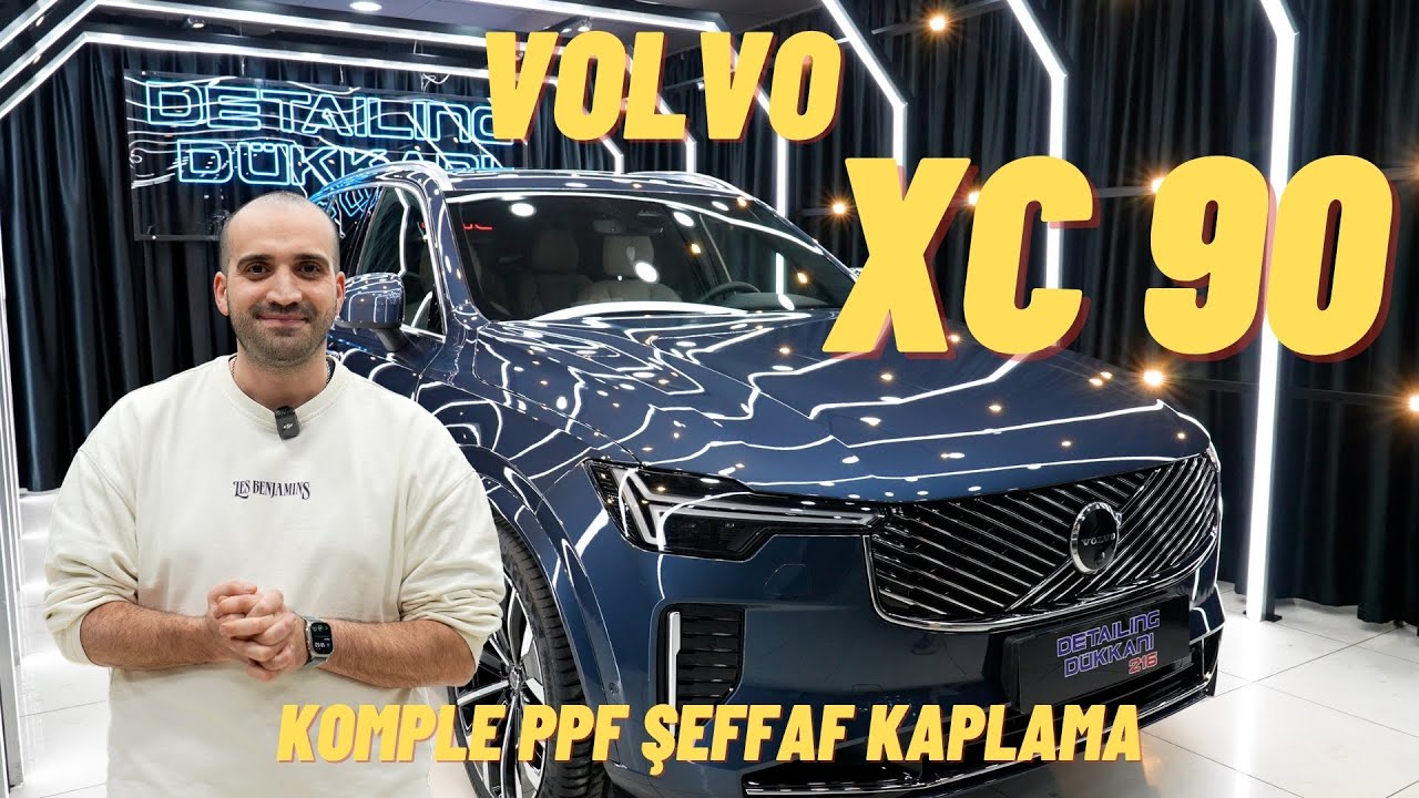 Makyajlı Volvo XC90 Komple PPF Şeffaf Kaplama Uygulaması