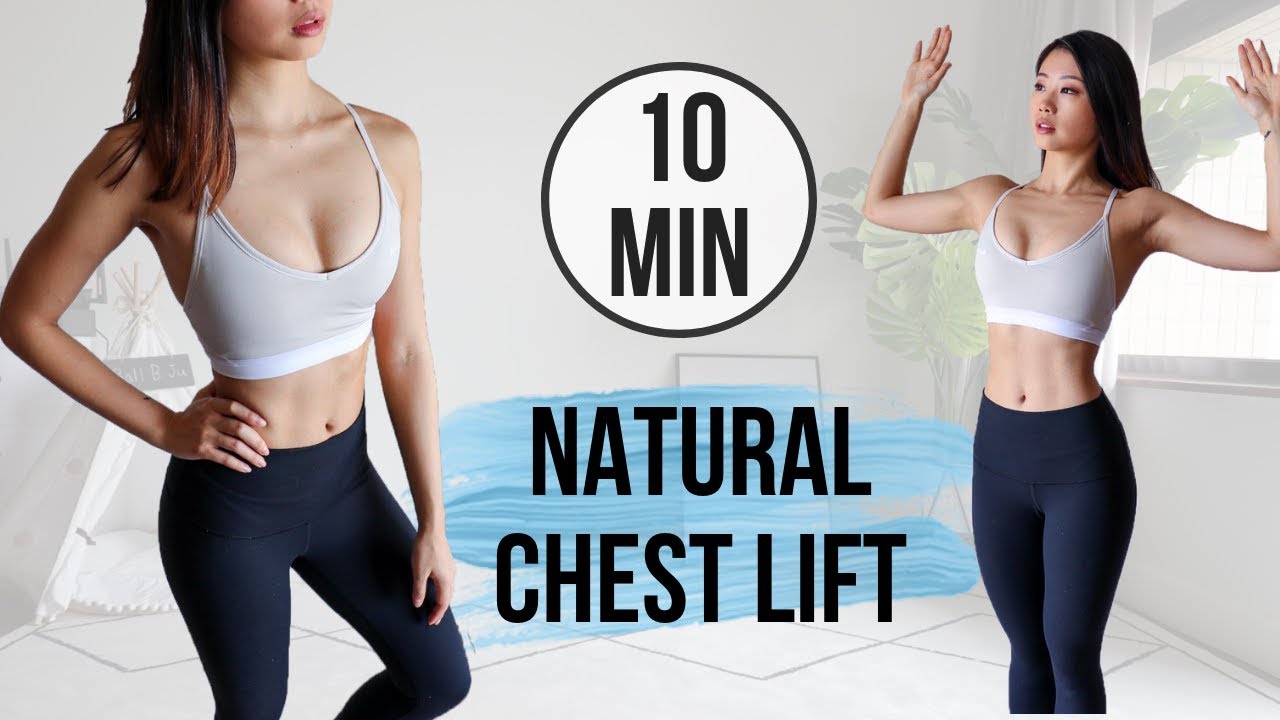 10 min Natural Boob Lift! Firming + Shaping Chest Workout ◆ Emi ◆