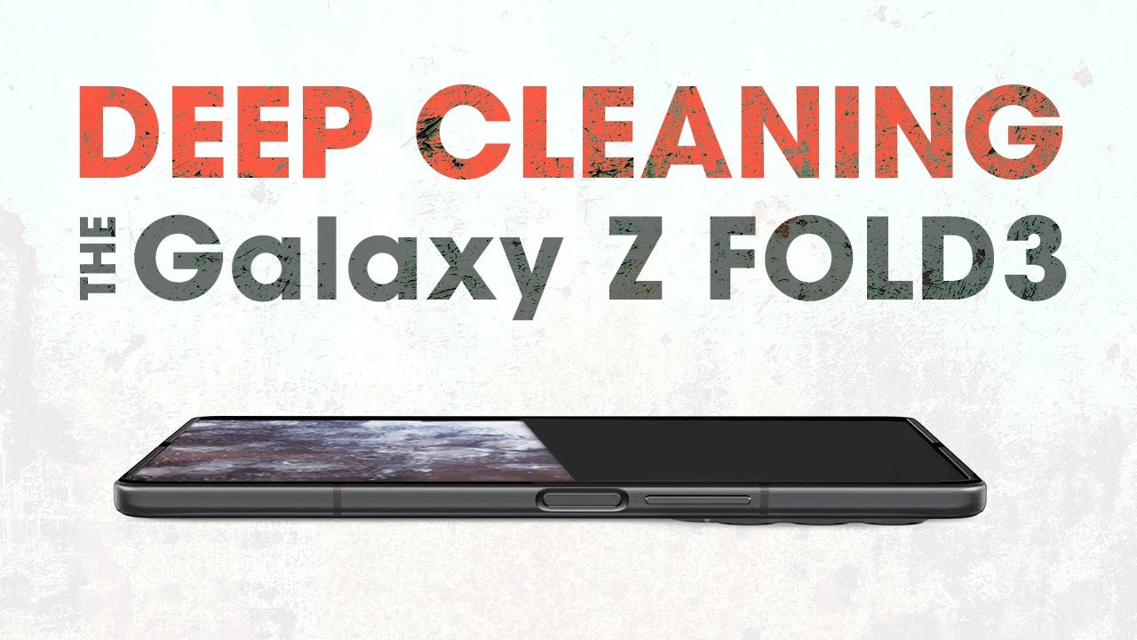HOW TO: SUPER CLEAN Galaxy Z Fold 3/Z Flip 3 Folding Display [NO FINGERPRINTS!!] [NO SCRATCHES!!]