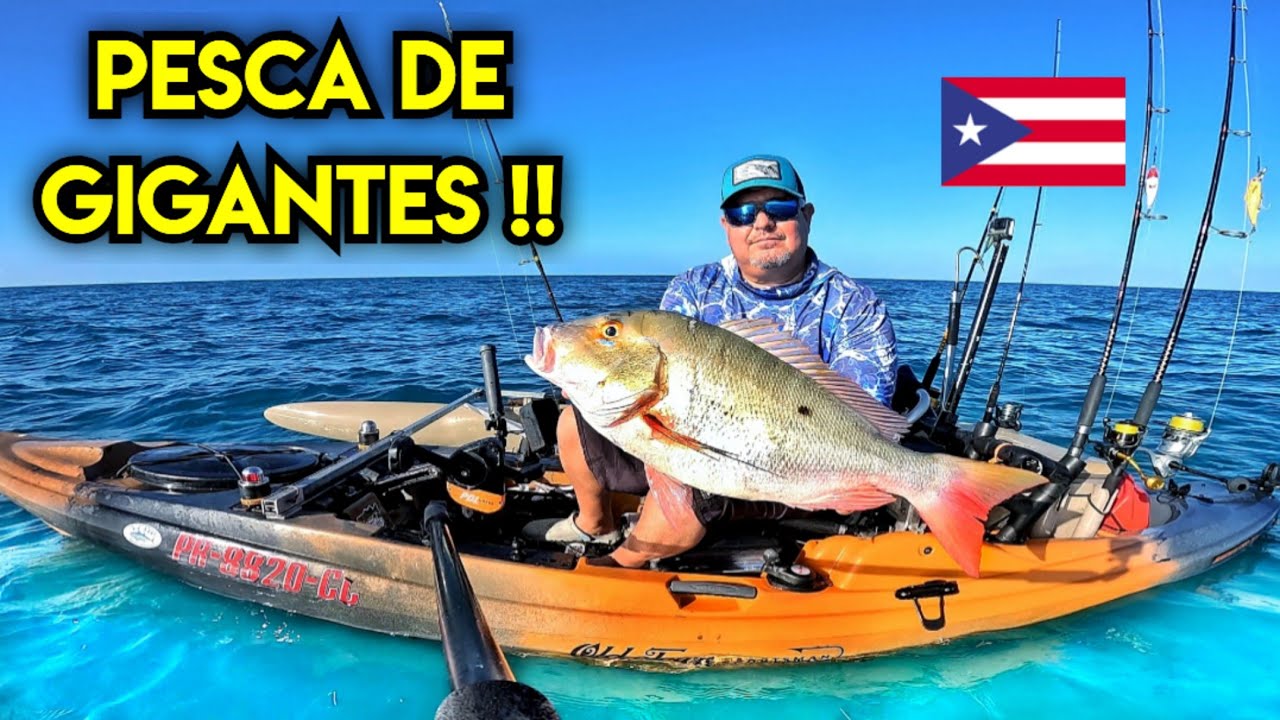 El MEJOR SITIO DE PESCA en Puerto Rico ○○ Pescando en Cabo Rojo a Kayak