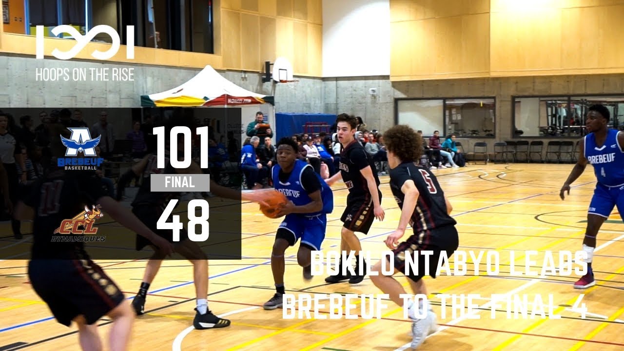 BOKILO NTABYO LEADS BREBEUF TO THE FINAL 4 | Brebeuf QC vs College Charles-Lemoyne | March 24 2019