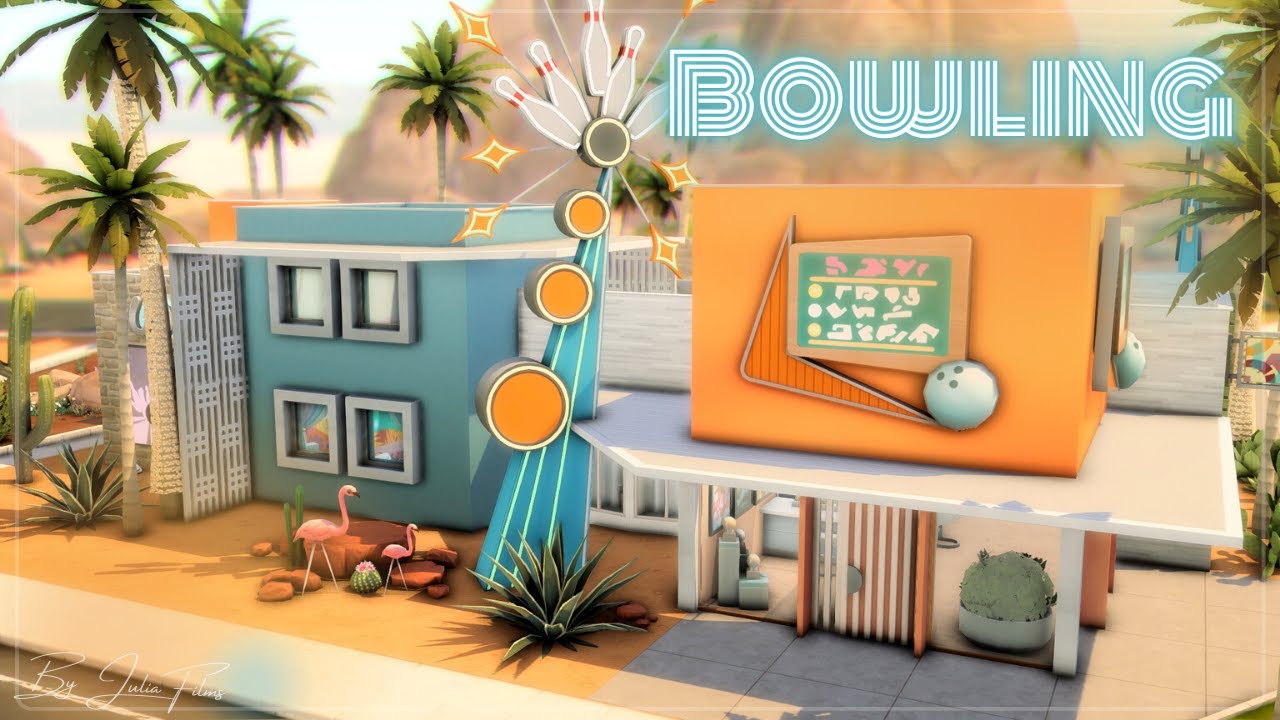 Боулинг🎳│Строительство│Bowling│SpeedBuild│NO CC [The Sims 4]
