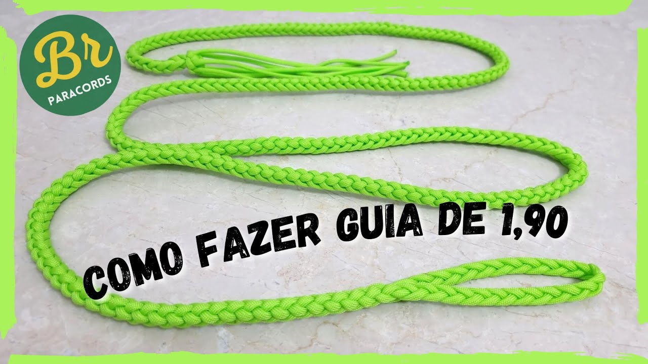 Como fazer guia para animais - Halter lead