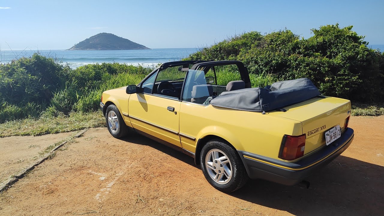 Escort XR3 Conversível - Pintura do Painel traseiro e Novo para-choque