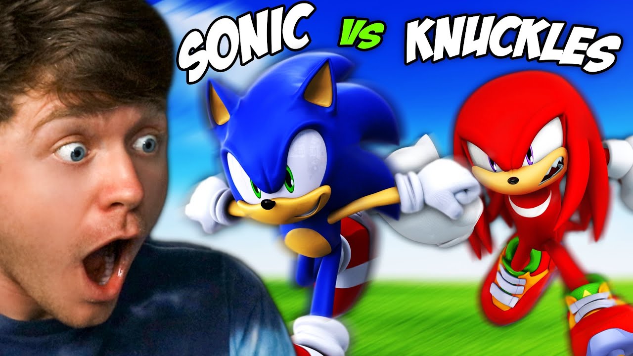 SONIC vs KNUCKLES in the ULTIMATE RACE! (Reaction)