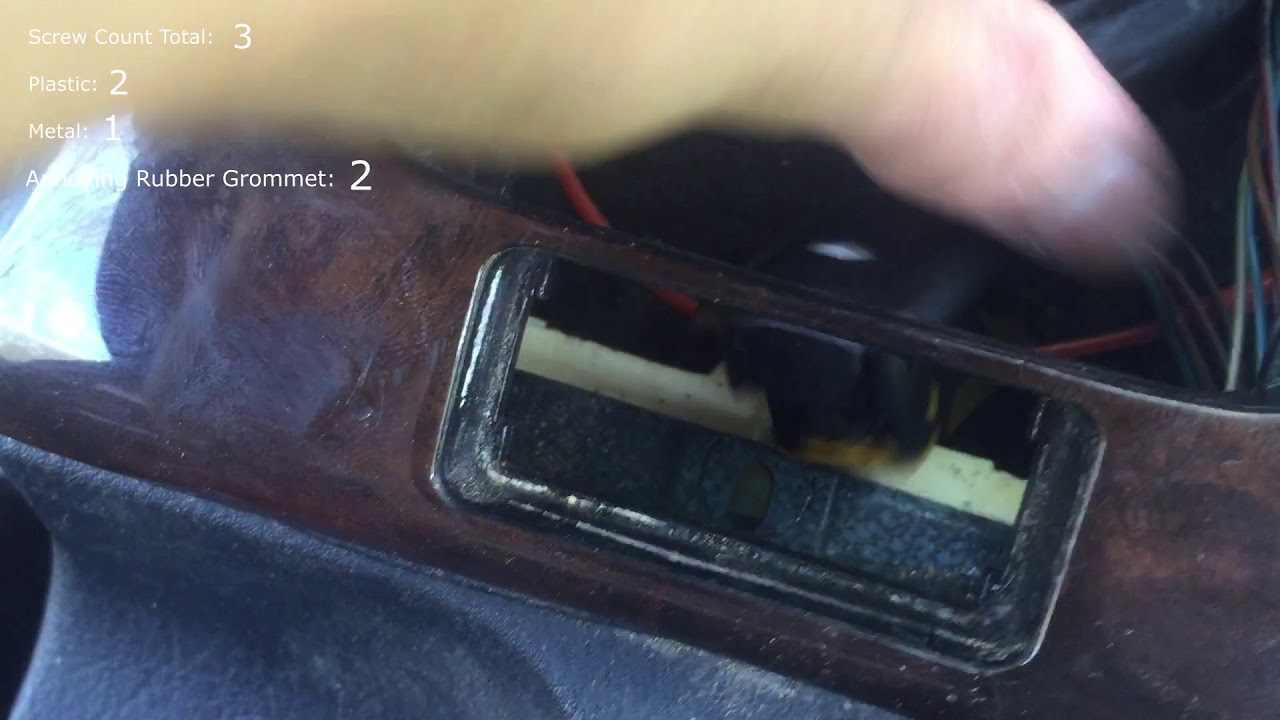 Remove BMW e36 Center Console Trim (Quick How-to)
