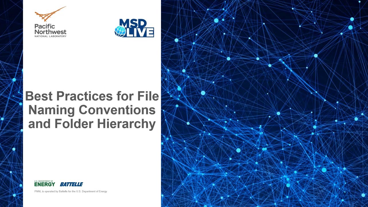 Best Practices for File Naming Conventions and Folder Hierarchy