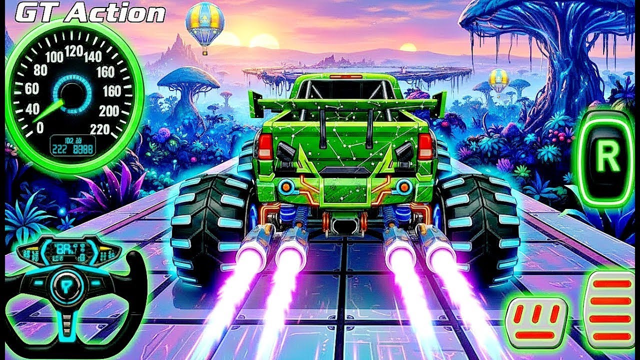 MEGA RAMP CAR STUNT 3D LIVE 🔴 GT CAR STUNT MASTER 🏎️🔥 Monster Car Racing Games #live #2GGamerAssam
