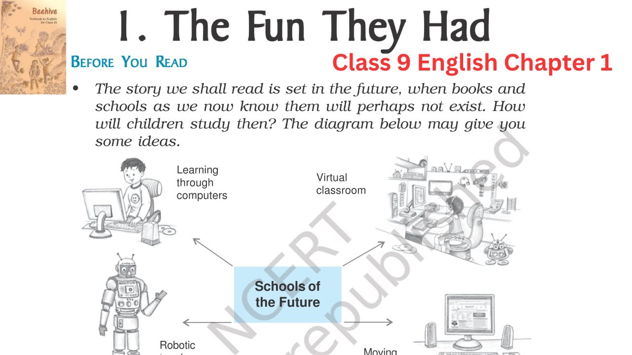 The fun They had Class 9 English Chapter 1, Class 9 English Chapter 1 explanation