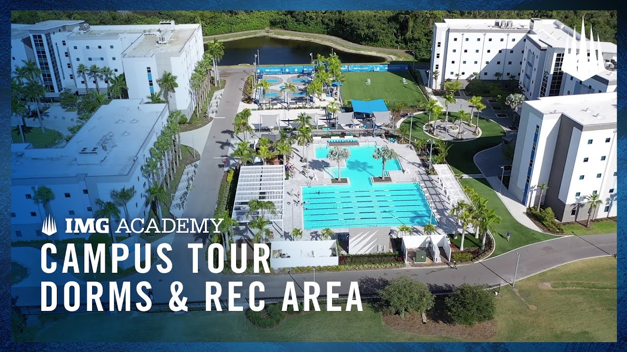 Экскурсия по кампусу | Общежития и зона отдыха IMG Academy с полным доступом