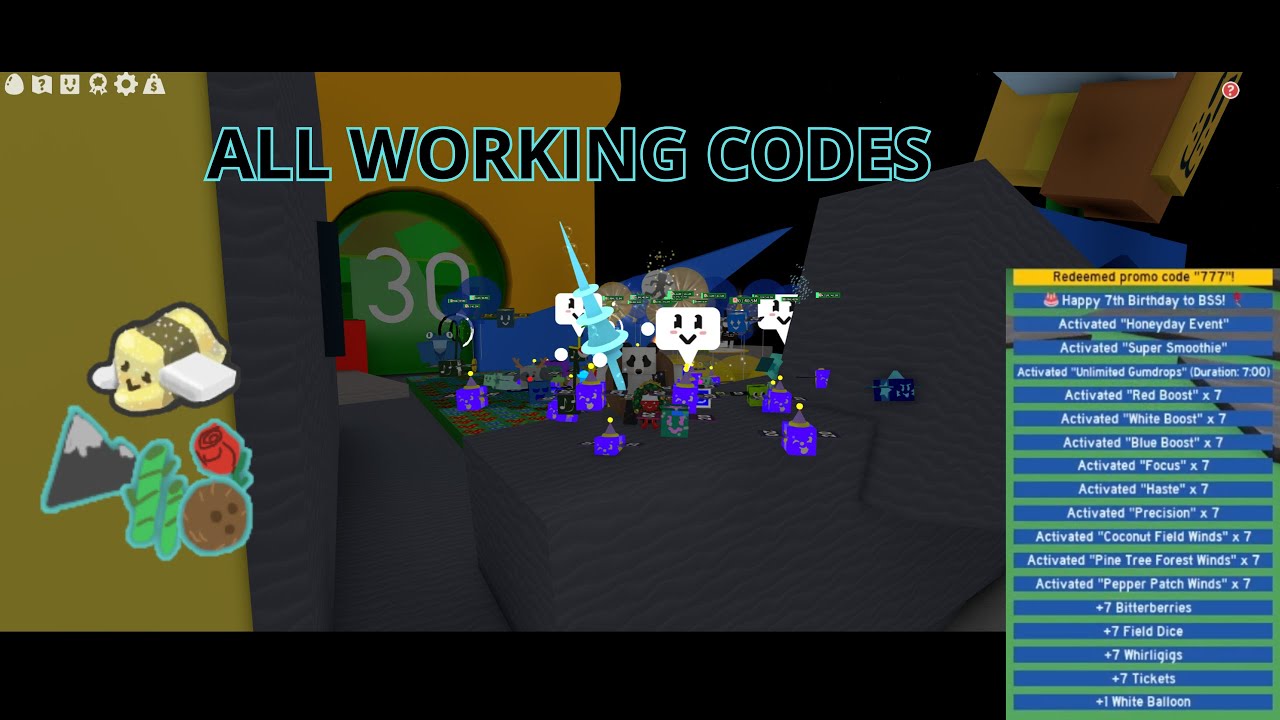 BSS 🐝 ALL WORKING CODES 🔑