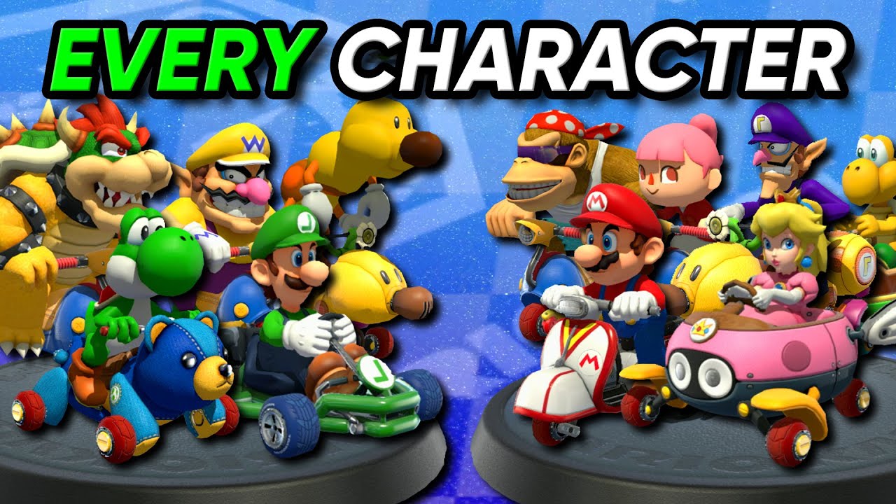 Playing the BEST Combo of Every Character in Mario Kart 8 Deluxe!