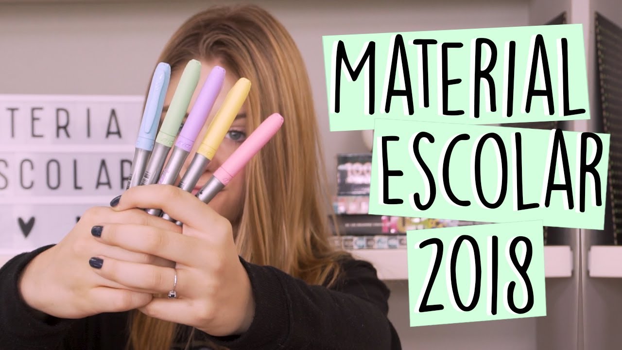 MATERIAL ESCOLAR 2018 || Valentina Schulz