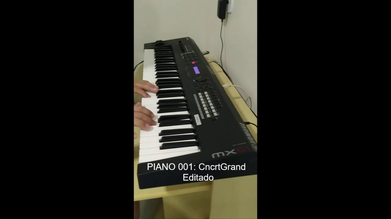 MX61 - PIANO ORIGINAL vs. PIANO EDITADO