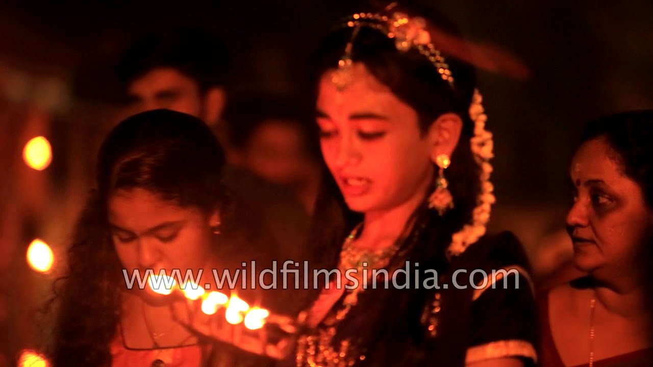 Pleasing the divine: Men dressed up as women participate in Chamayavilakku