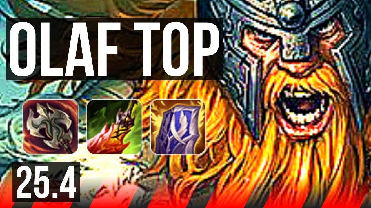 OLAF vs GAREN (TOP) | EUW Master | 25.4