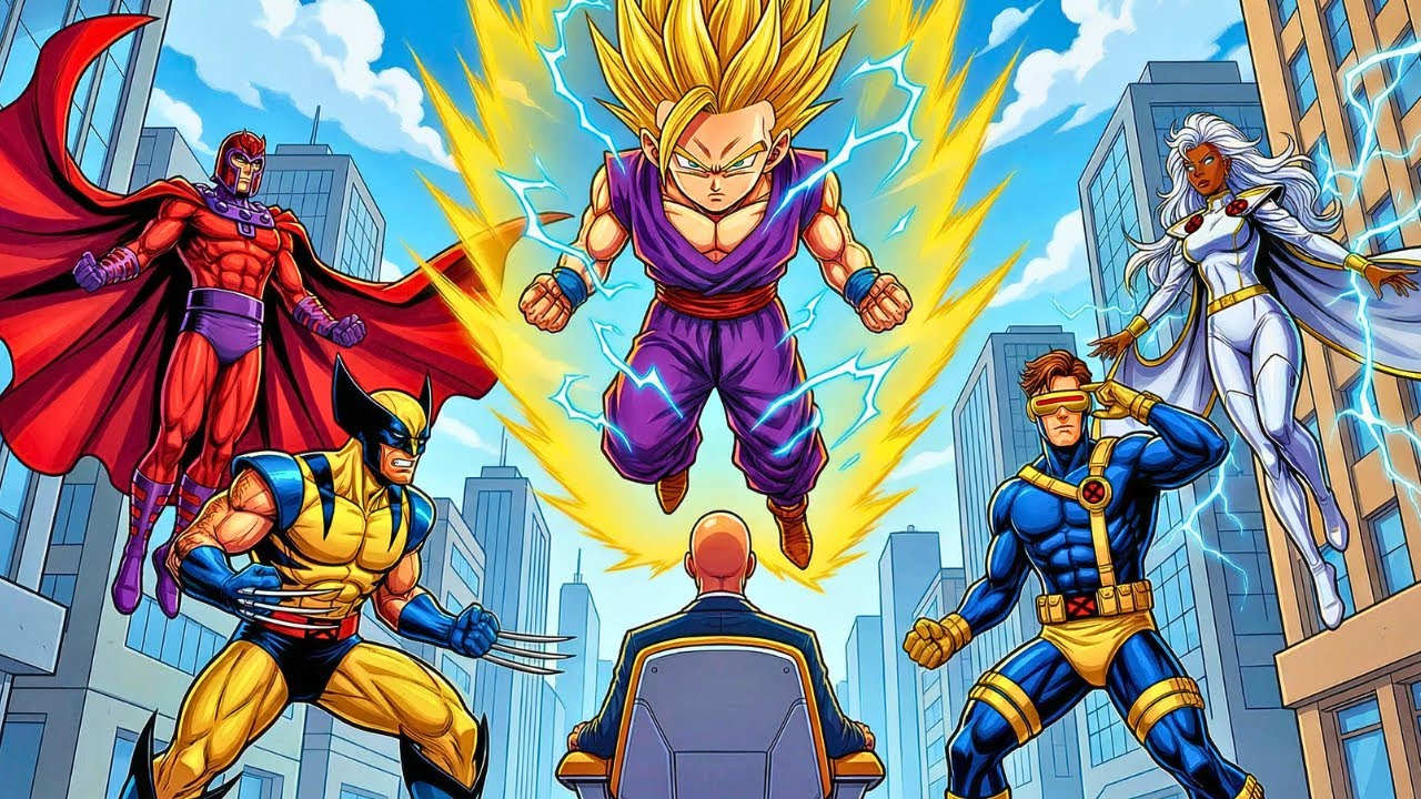 What If GOHAN Entered X-MEN Universe?