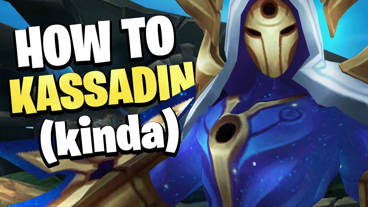 HOW TO 1v9 CARRY AS KASSADIN! (we totally won)
