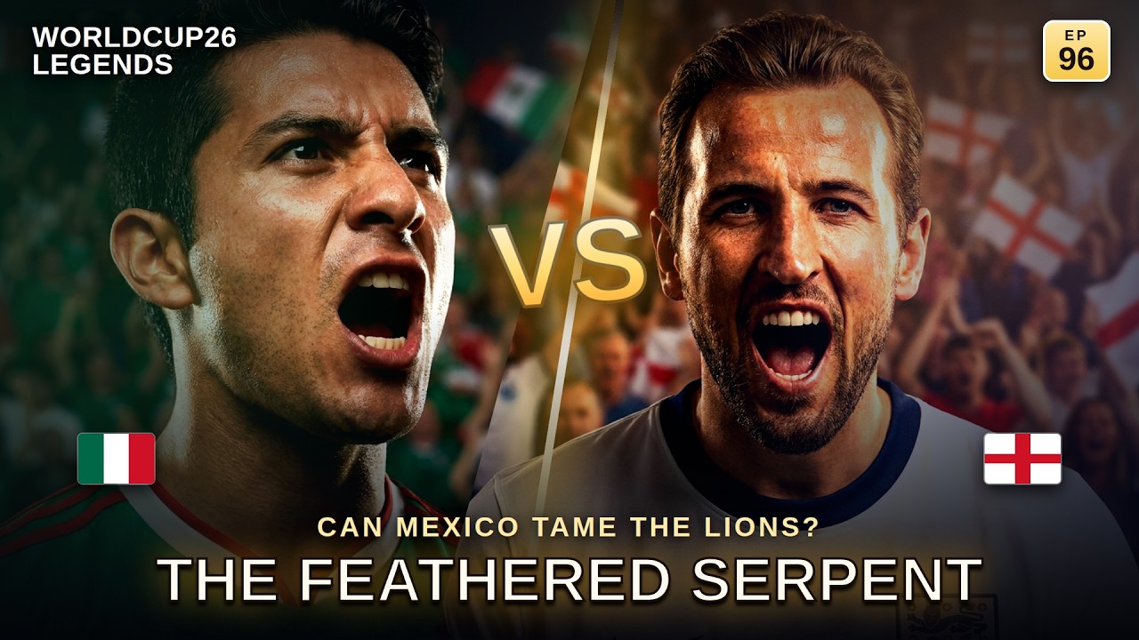 Mexico vs England: The Feathered Serpent and the Three Lions &mdash; WorldCup26 Legends Ep.96