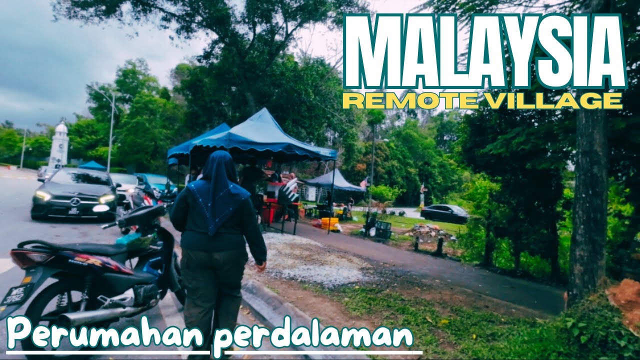 WALKING IN VILLAGE 🇲🇾 MALAYSIA, VILLAGE WALK, AFTERNOON WALK / WALKING TOUR 4K