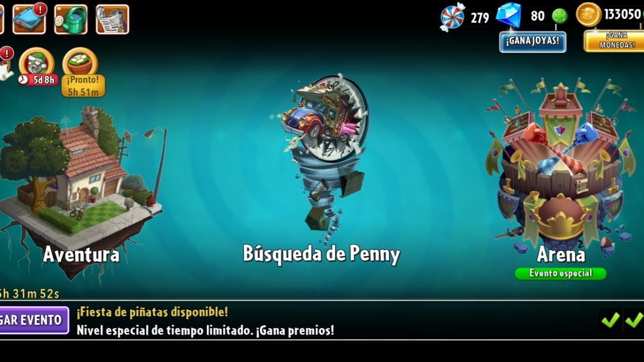 PVZ2-¡MODO ARENA LIGA DE ORO!
