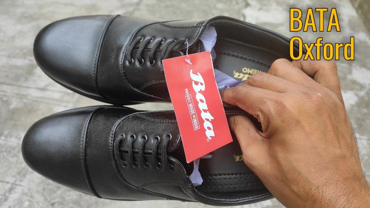 BATA Remo Men Black Formal Shoes | Bata Men's Oxford Black Shoes | BATA Remo Black Formal Shoes