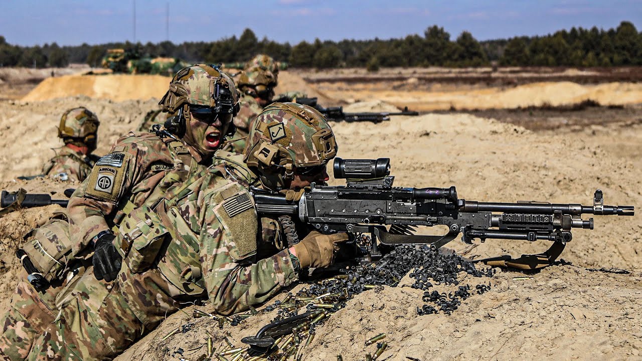 🔥 Witness Spectacular Action! U.S. Army Soldiers Host Combined Arms Live-Fire Drill 🔥