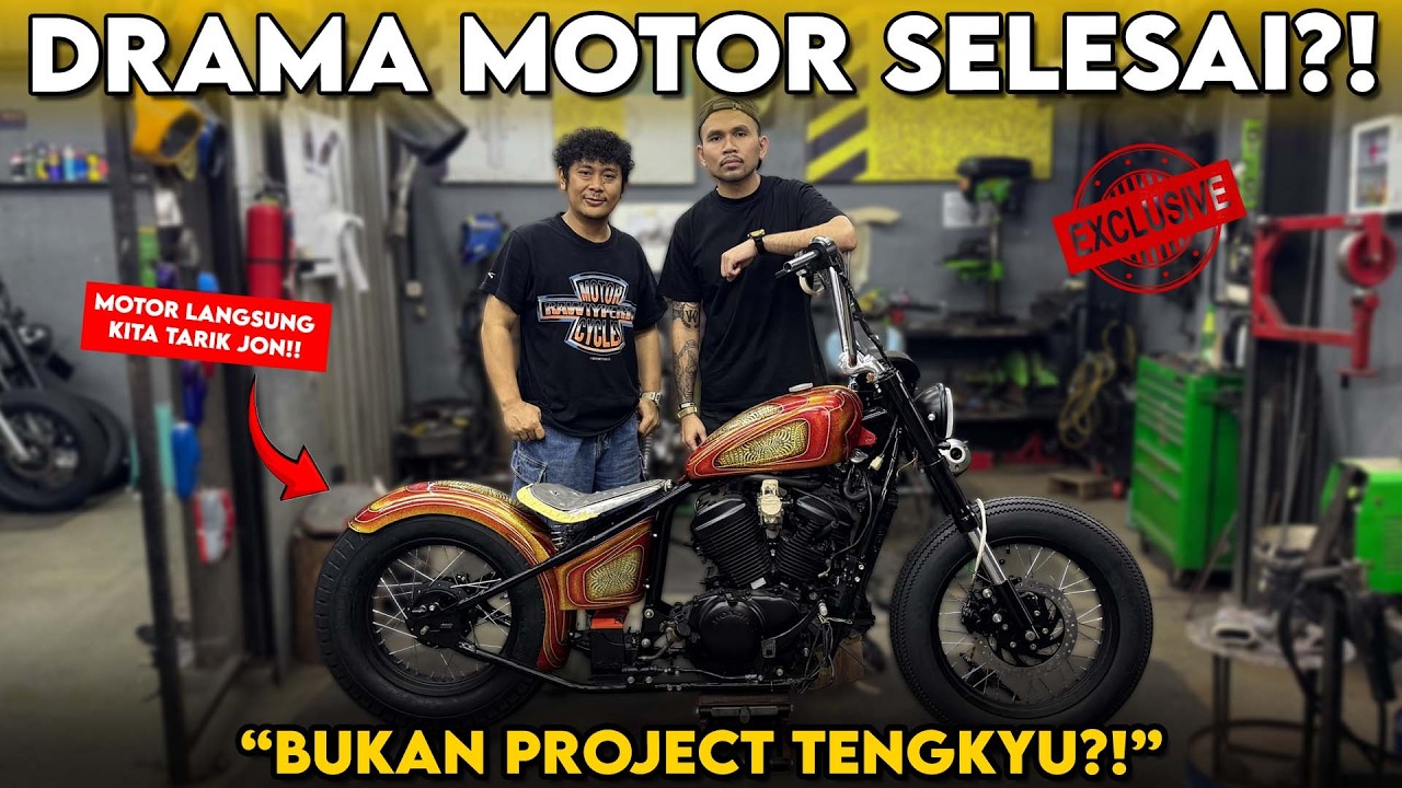 TARIK MOTOR VIRAL DARI KATROS⁉️ DRAMA PROJECT TENGKYU SELESAI‼️
