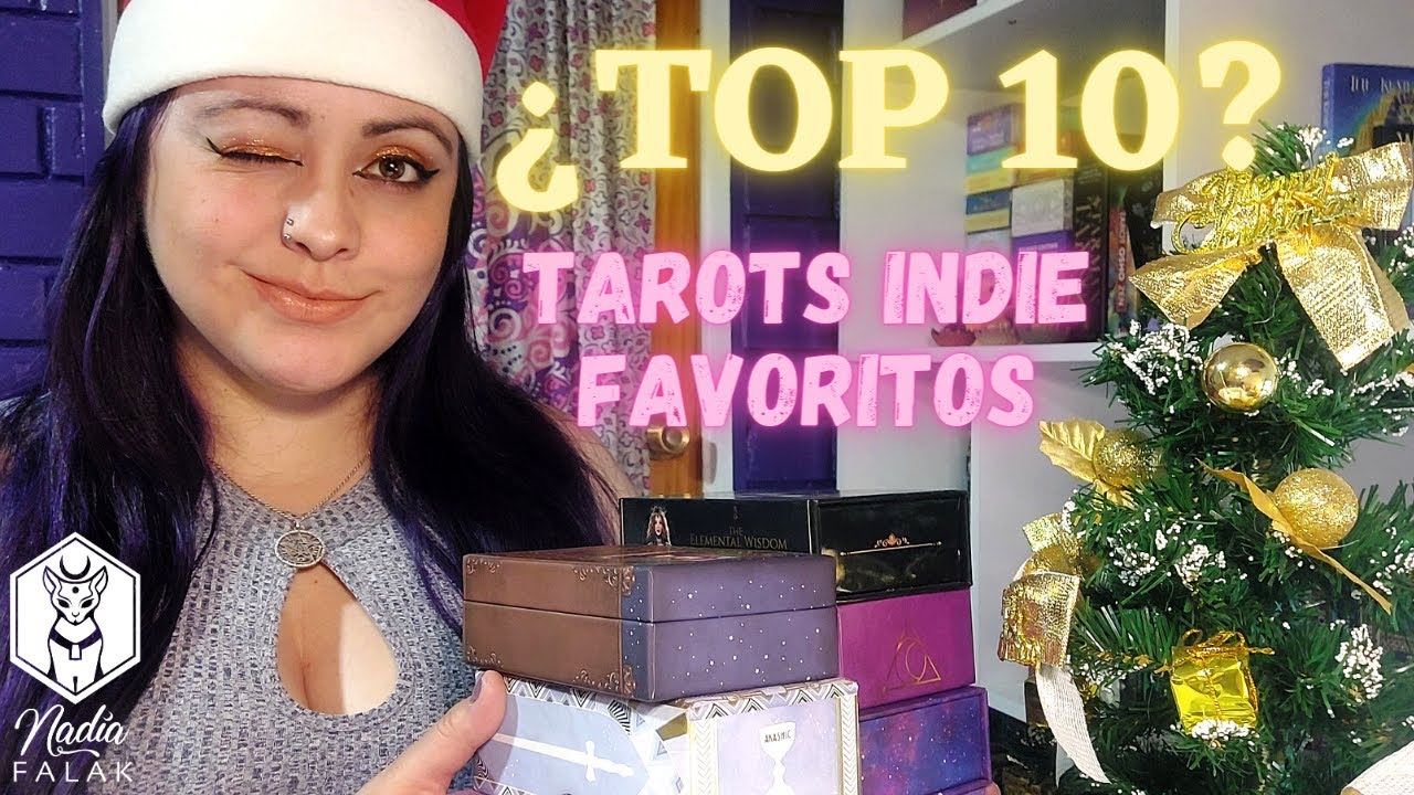 ¿TOP 10? ✨ MIS TAROTS FAVORITOS (Mazos Indie) 💜 Nadia Falak