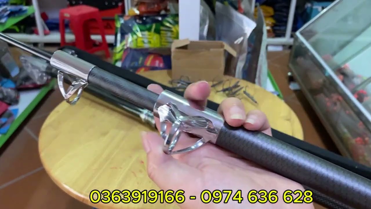 Cần câu ba tiêu siêu bạo lực, ngọn to chiều dài cần 3,6m chuyên dùng săn hàng rong thẳng cá vào bờ