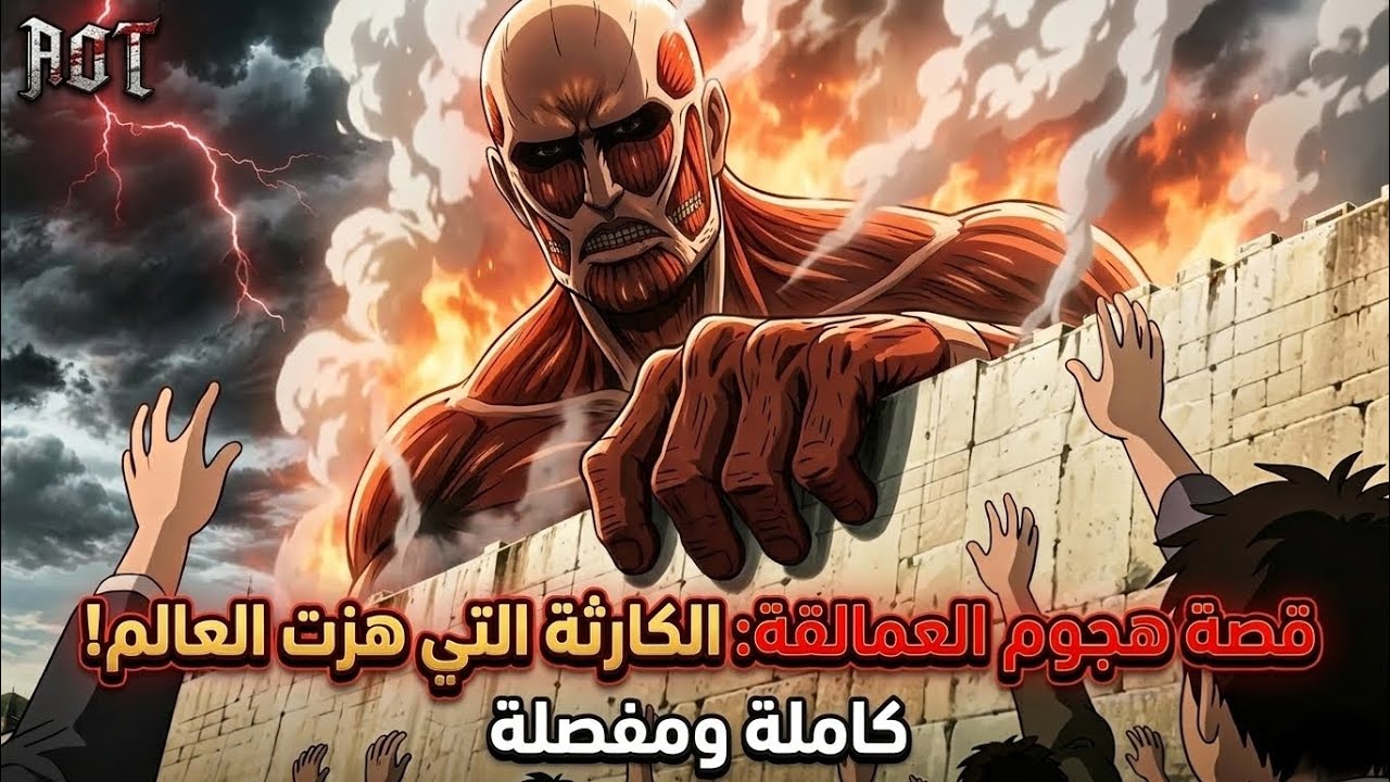 قصة انمي هجوم العمالقة كامله 