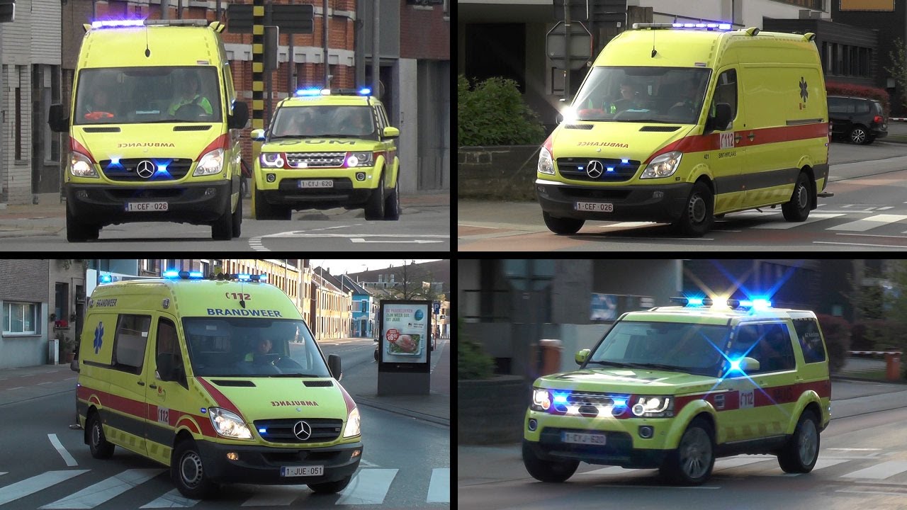 Ambulances en MUG met spoed in Sint-Niklaas