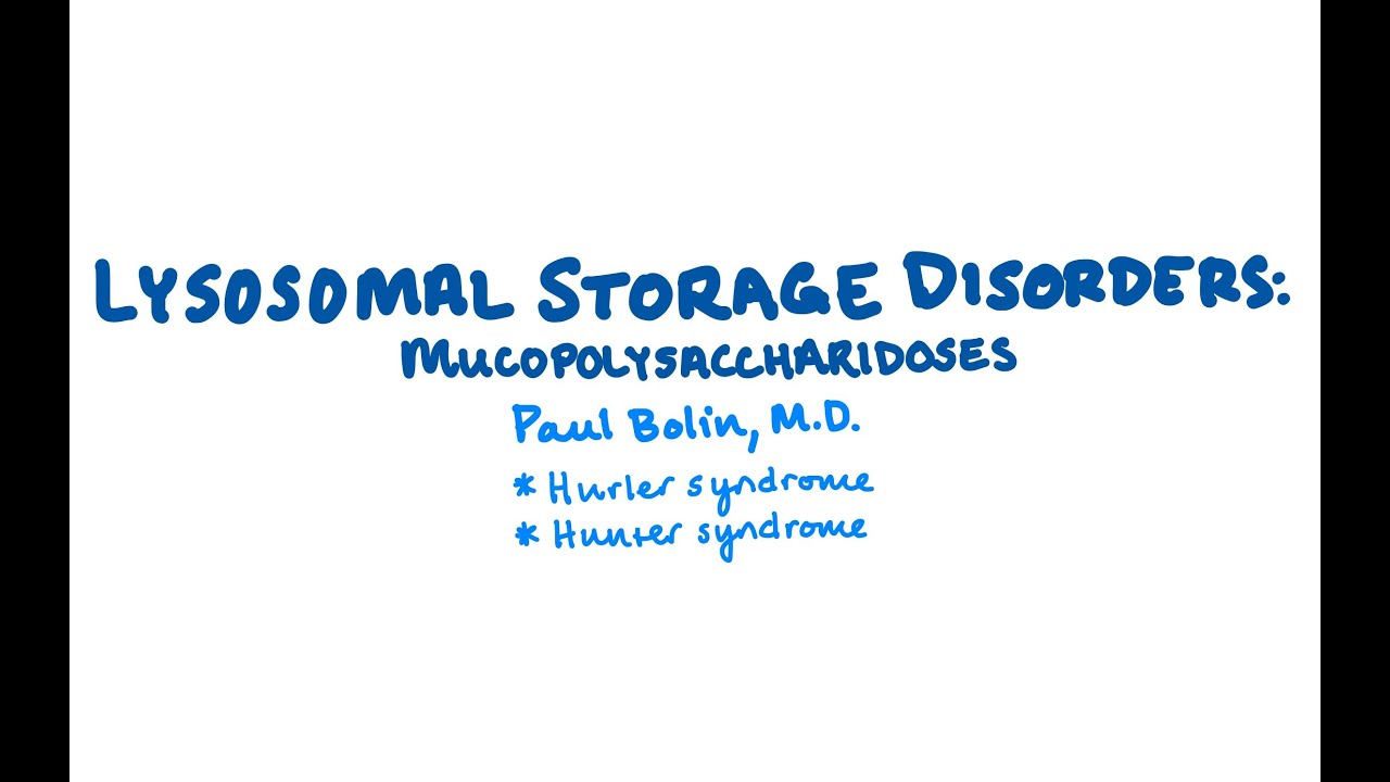Hunter and Hurler Syndromes - CRASH! Medical Review Series