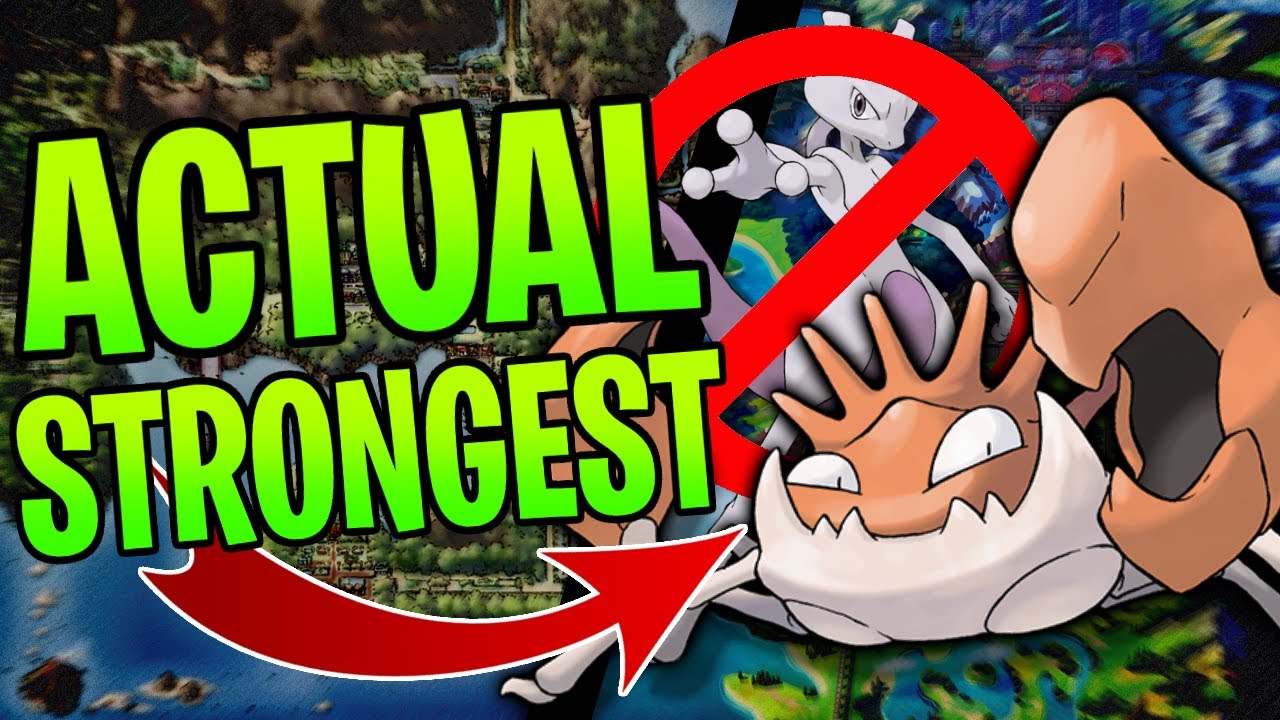 Every Region's CANONICAL Strongest Pokemon