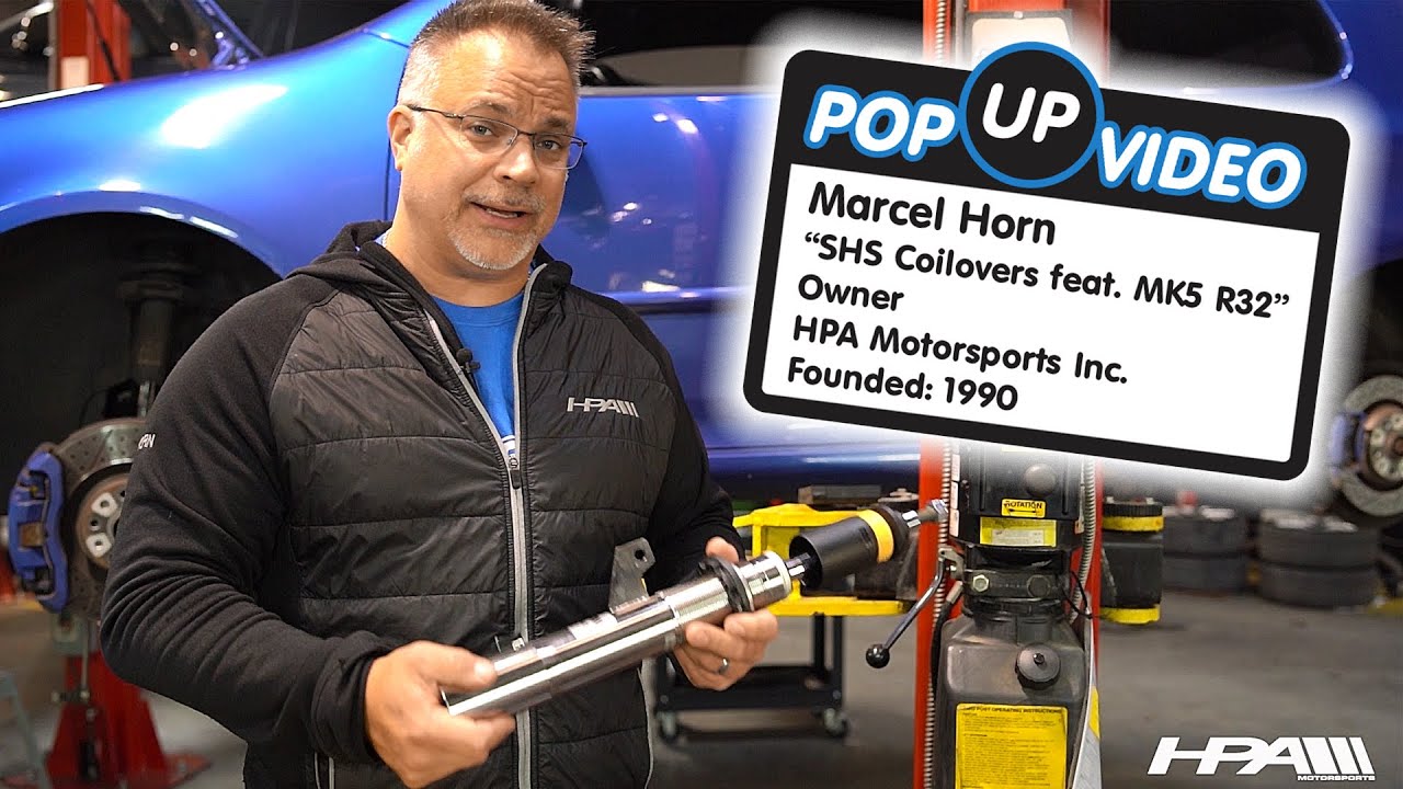 HPA SHS Coilovers feat. VW MK5 R32 - Pop Up Video Version