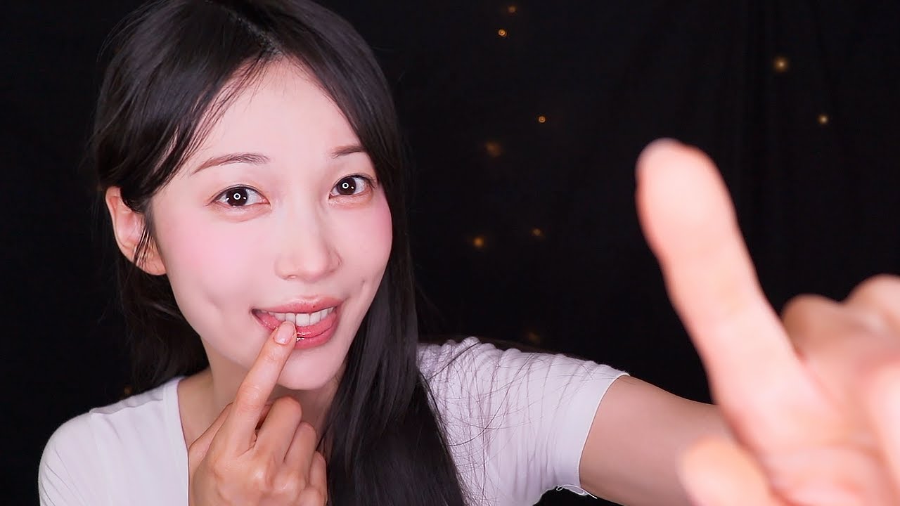 ASMR 호불호주의⚠️ 잠들기 전 씻기 귀찮다고? 쫀득한 스핏페인팅으로 세수 시켜주기✨