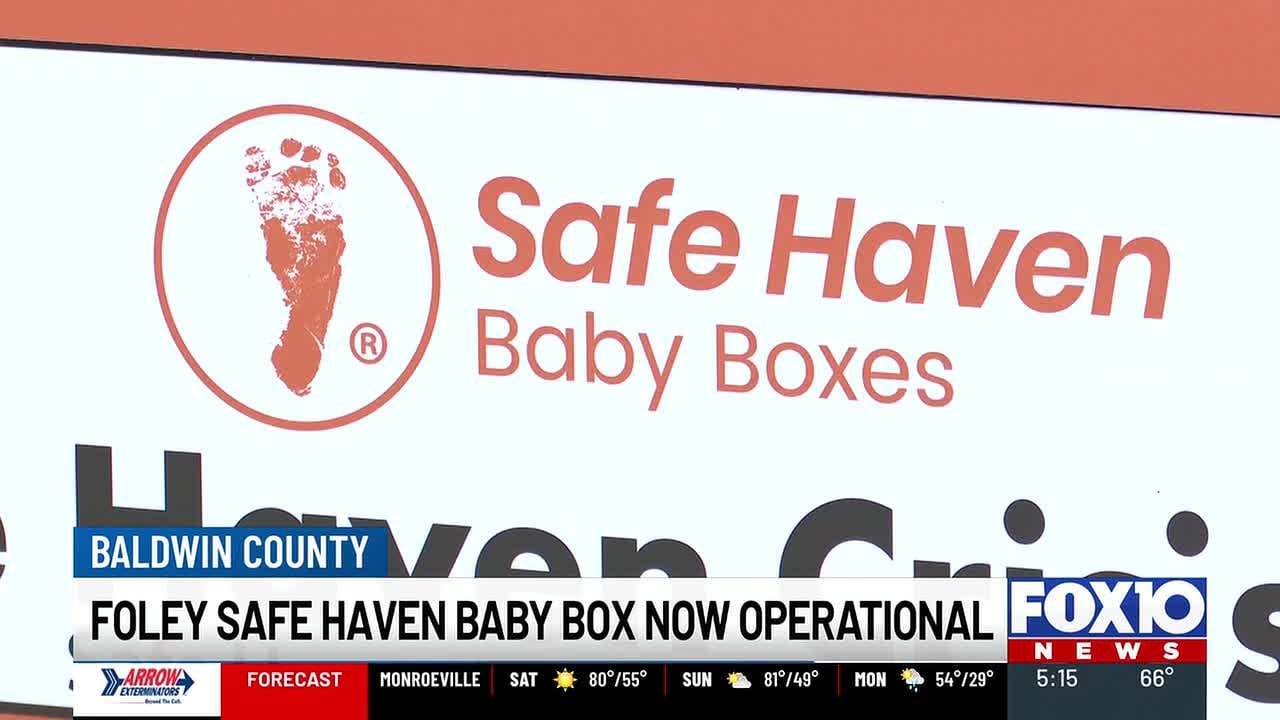 Детский приют Foley Safe Haven Baby Box начал свою работу.