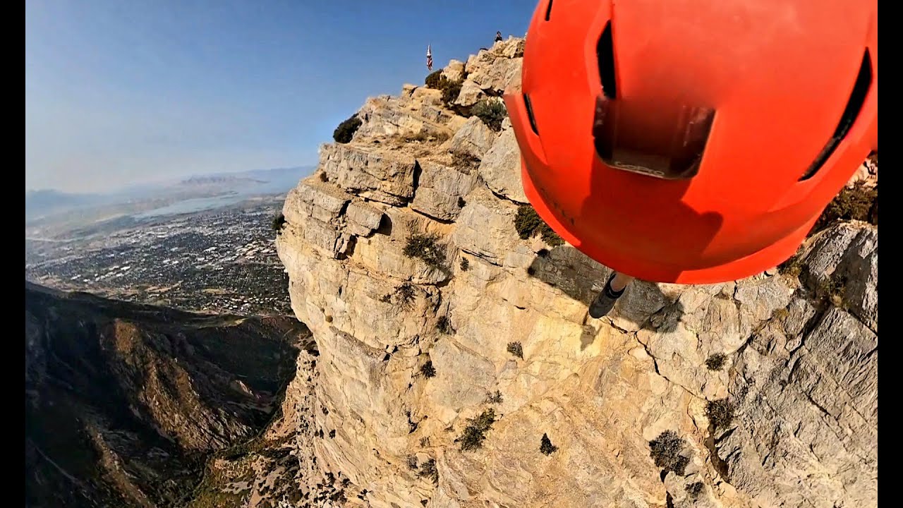 Squaw Peak Summit Cliff Launch